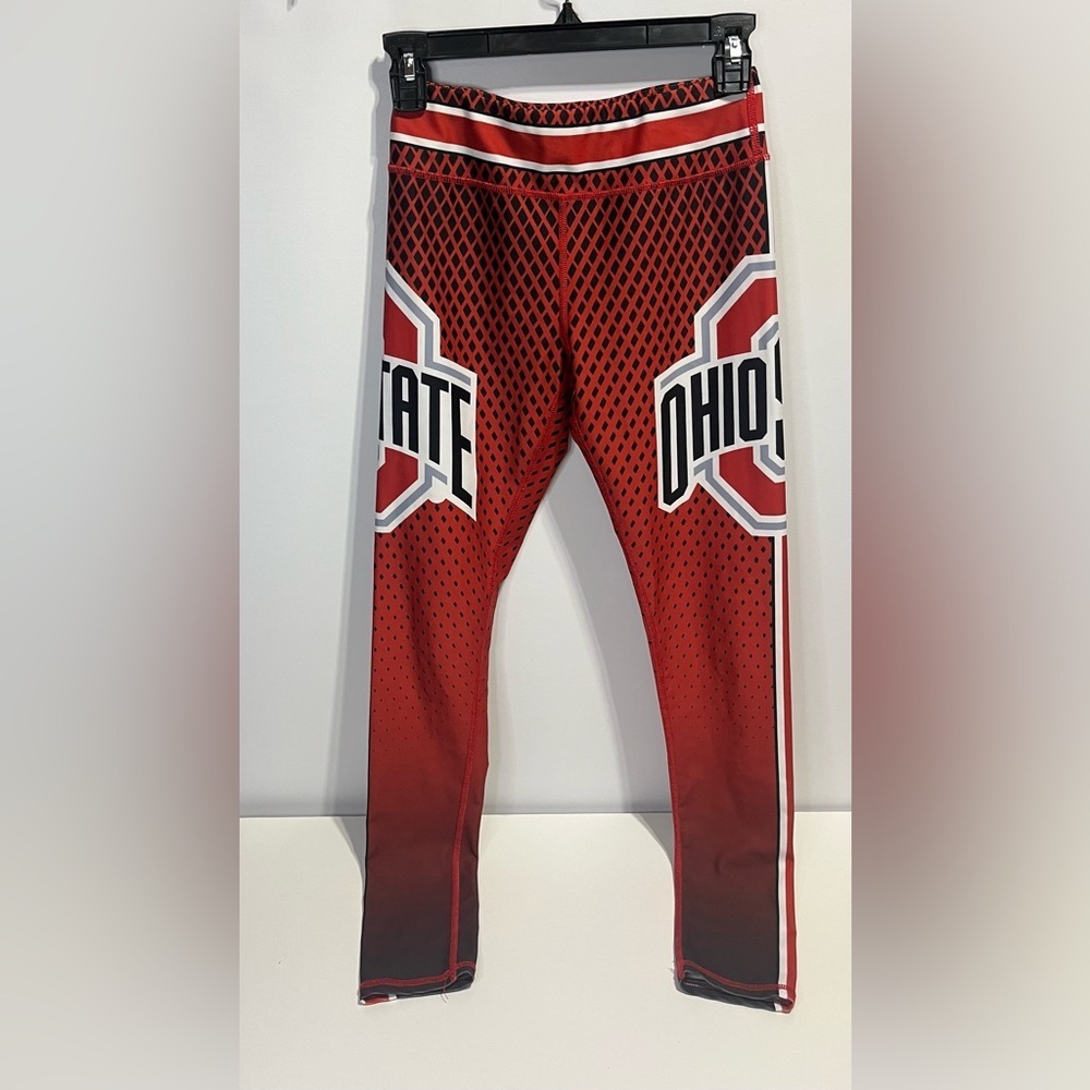 Ohio State Buckeyes Womens Red Leggings Size Small